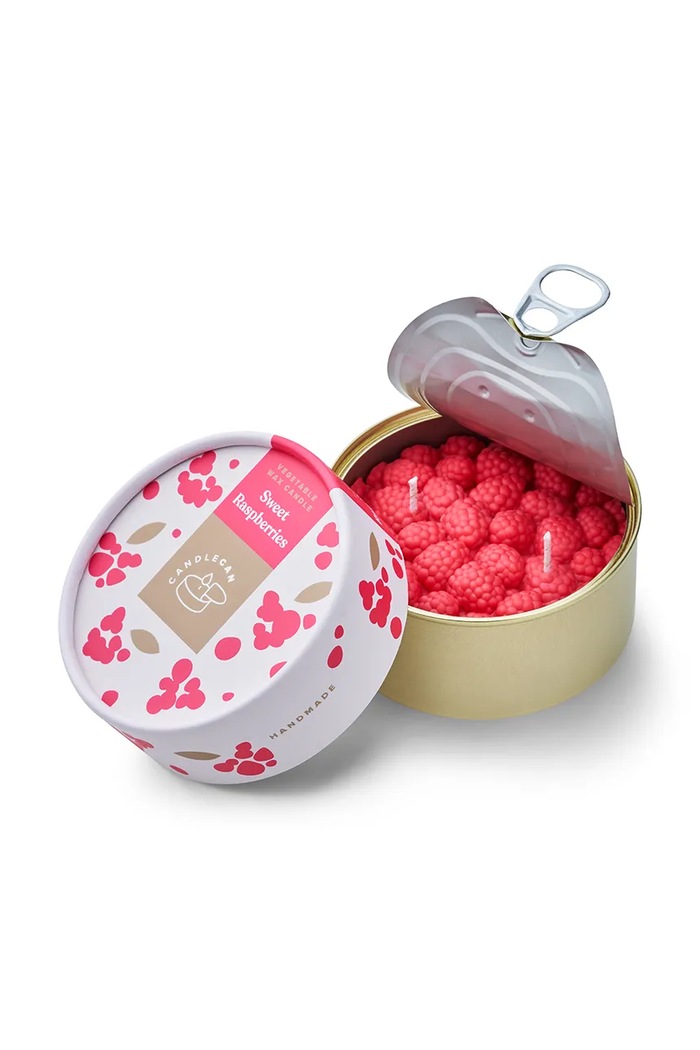 Αρωματικό κερί CandleCan Sweet Raspberries Candle 290 g ροζ can.raspberries