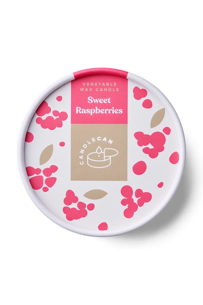 Αρωματικό κερί CandleCan Sweet Raspberries Candle 290 g can.raspberries ροζ AA00