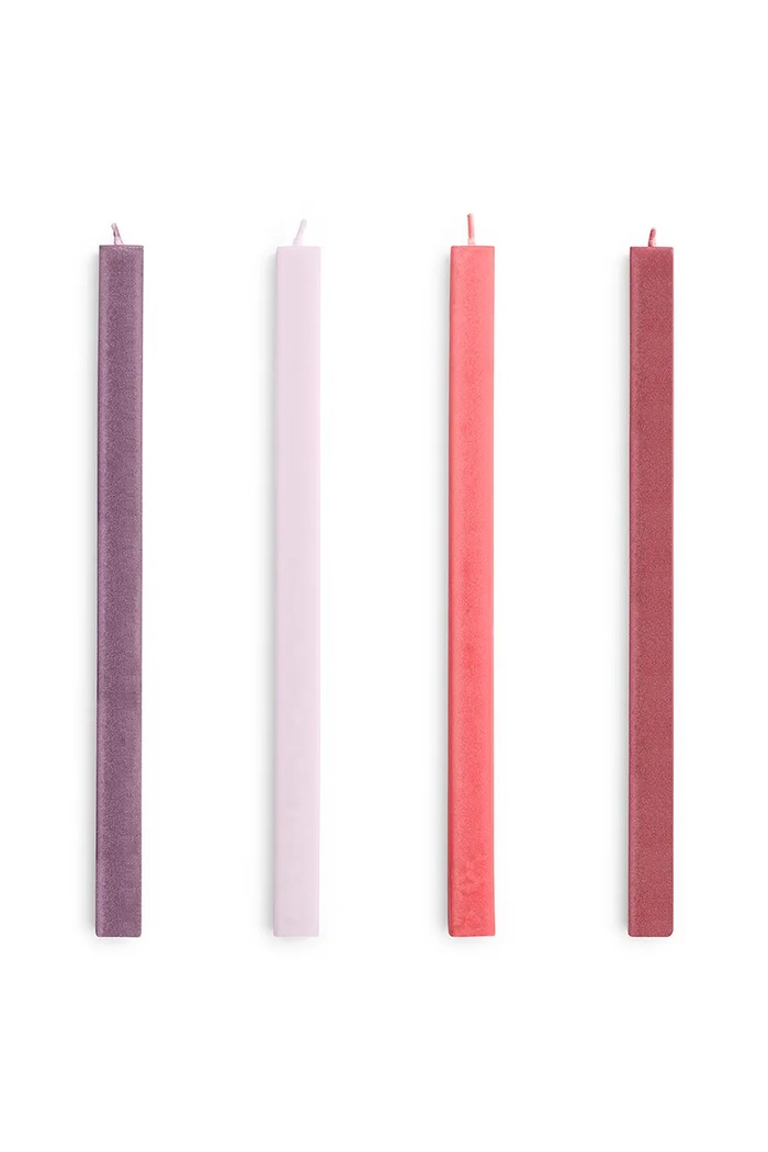 HAY set de lumânări Square Candle 2,2 x 24 cm 4-pack multicolor AE729.F430