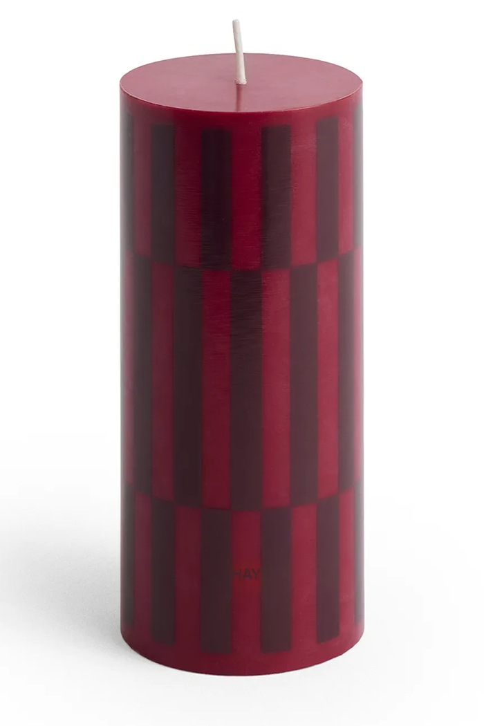 Декоративная свеча HAY Column Candle 6,5 x 15 cm красный AB401.A601.AU40