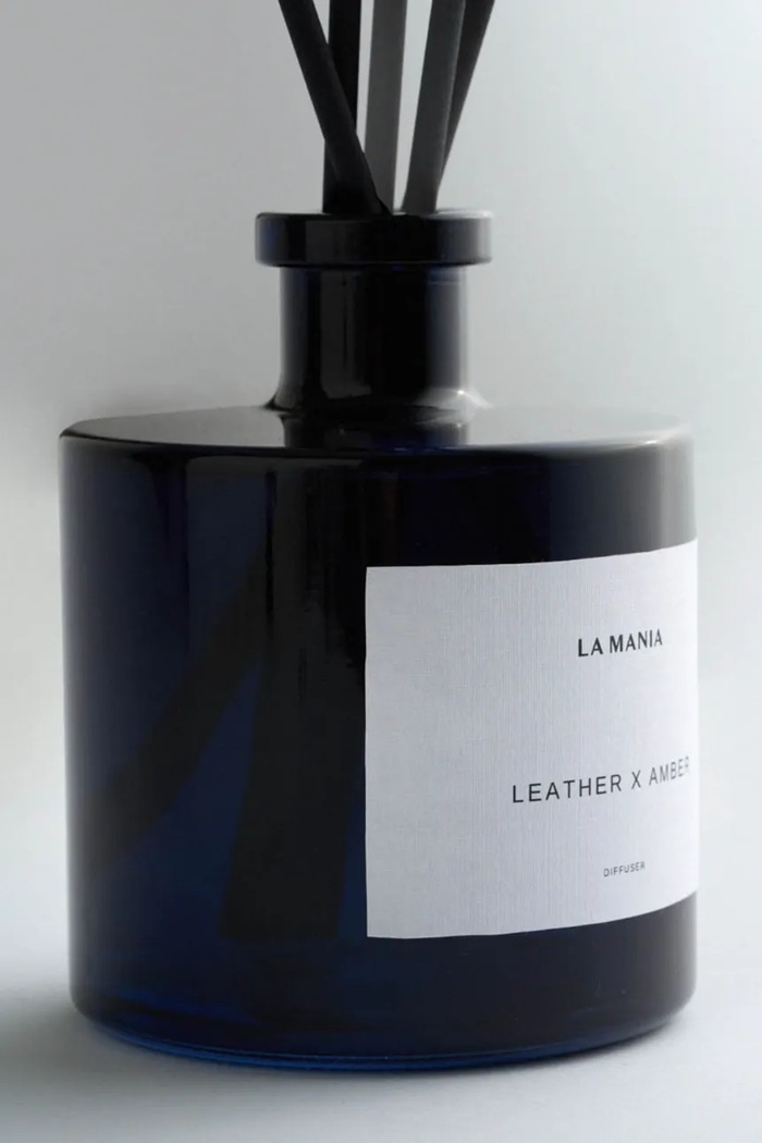 Домашно СПА Арома дифузер La Mania Leather&Amber 500 ml 5905549432501 тъмносин