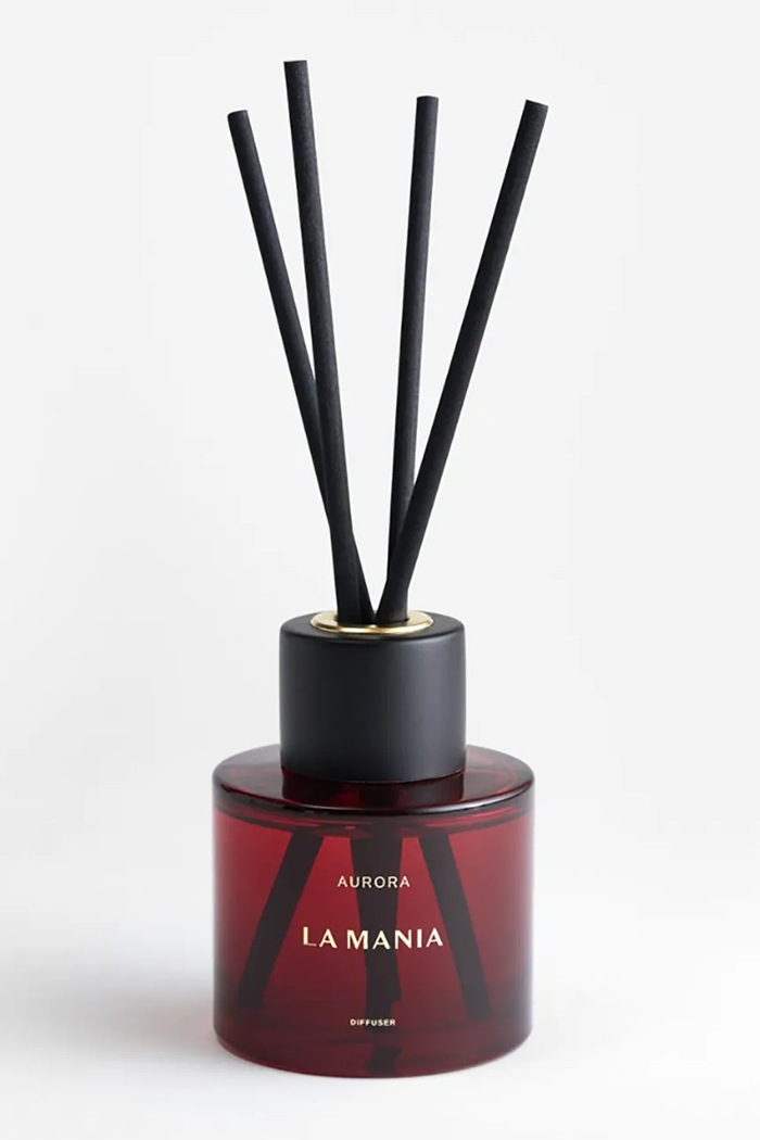 Aroma difuzér La Mania Aurora 100 ml červená 5902037040613