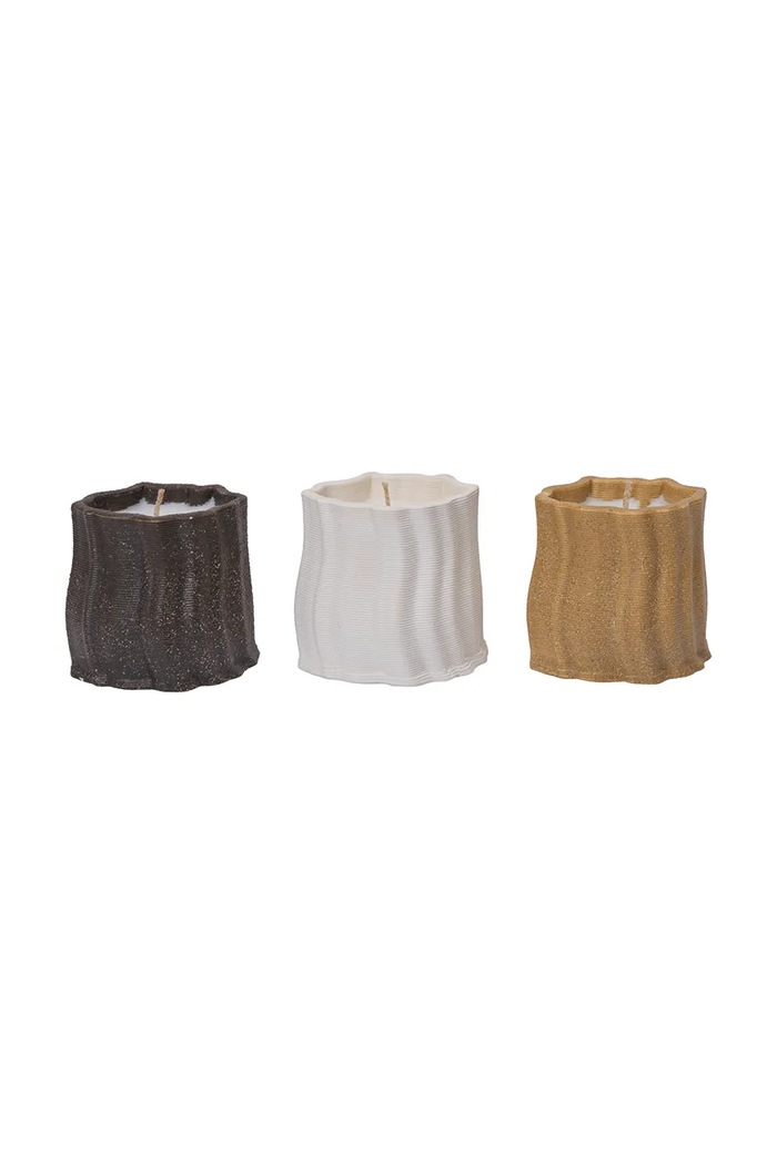 Ferm Living zestaw świec zapachowych 6 x 6,3 x 6,2 cm multicolor 1104272787