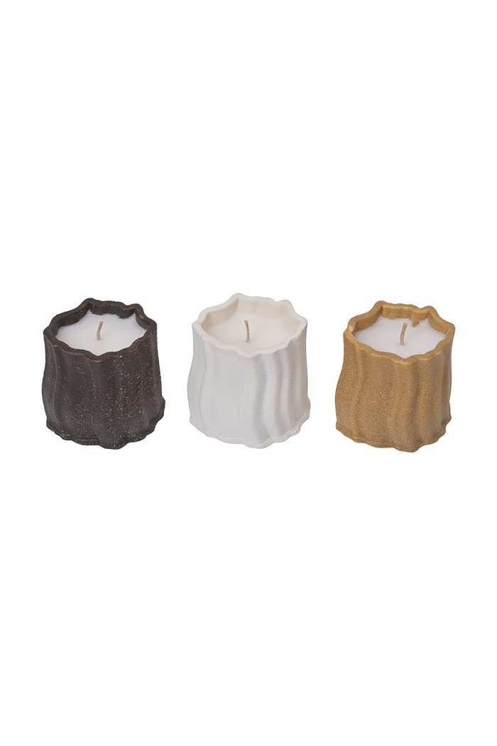 Ferm Living zestaw świec zapachowych 6 x 6,3 x 6,2 cm 1104272787 multicolor AA00