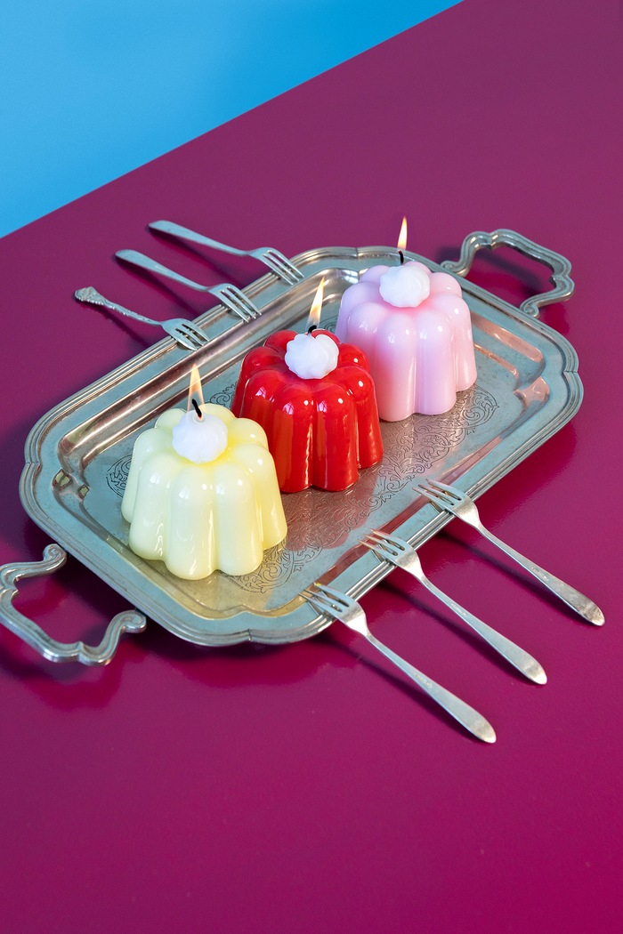 Home SPA &k amsterdam Lumânare tealight decorativă 1102.01 rosu