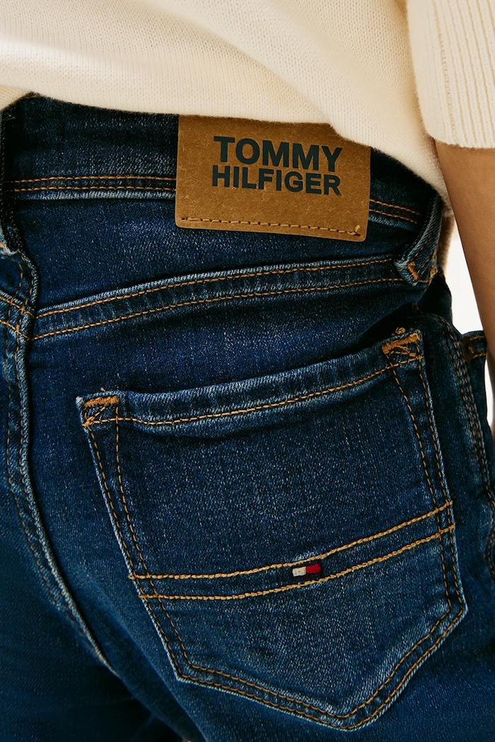 Detské rifle Tommy Hilfiger SCANTON Y modrá KB0KB08752.NOS