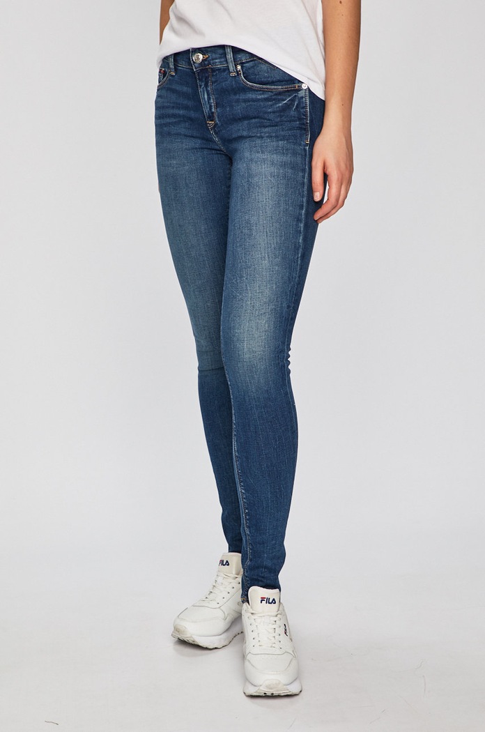 Tommy Jeans - Rifle tmavomodrá DW0DW03977