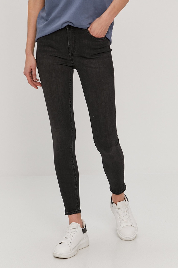 Pieces Jeansy czarny 17103238