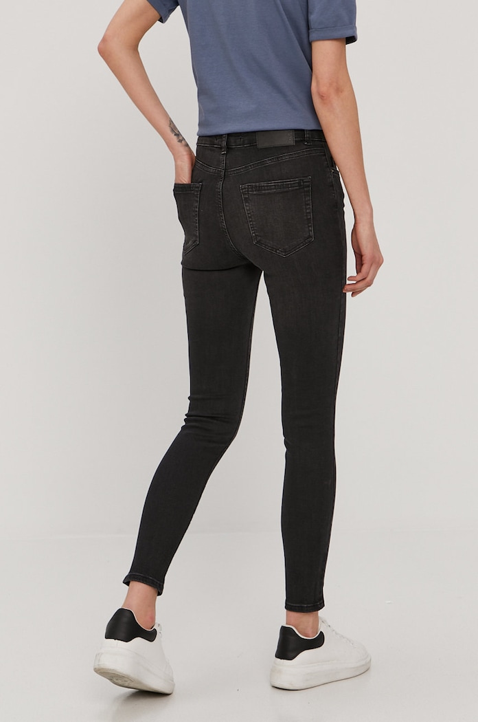 Odzież Pieces Jeansy 17103238 czarny
