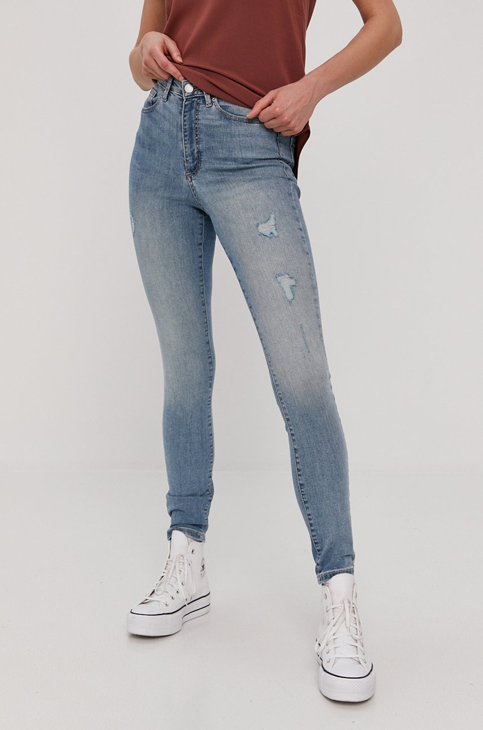 Džíny Vero Moda Planet friendly modrá 10225526