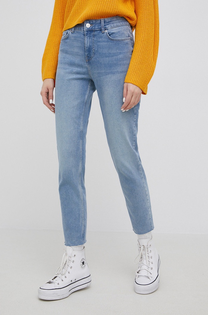 Pieces Jeansi albastru 17114794.MediumBlue
