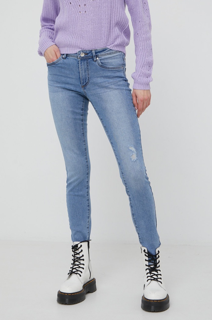 Rifle Vero Moda Planet friendly modrá 10257918.LightBlueD