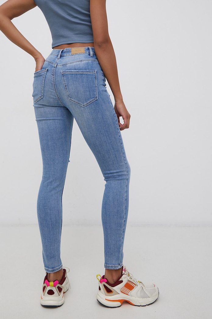 Odzież Vero Moda Jeansy 10259746.MediumBlue niebieski