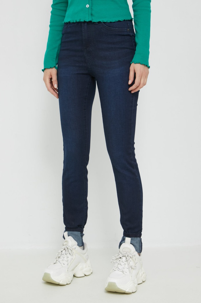Noisy May jeansy 27021546.DarkBlueDe granatowy AA00