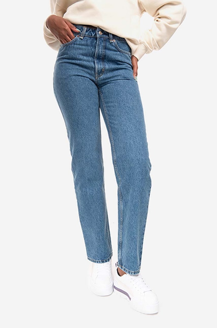 Wood Wood Jeans in cotone Ilo Rigid Denim blu 12231305.7051
