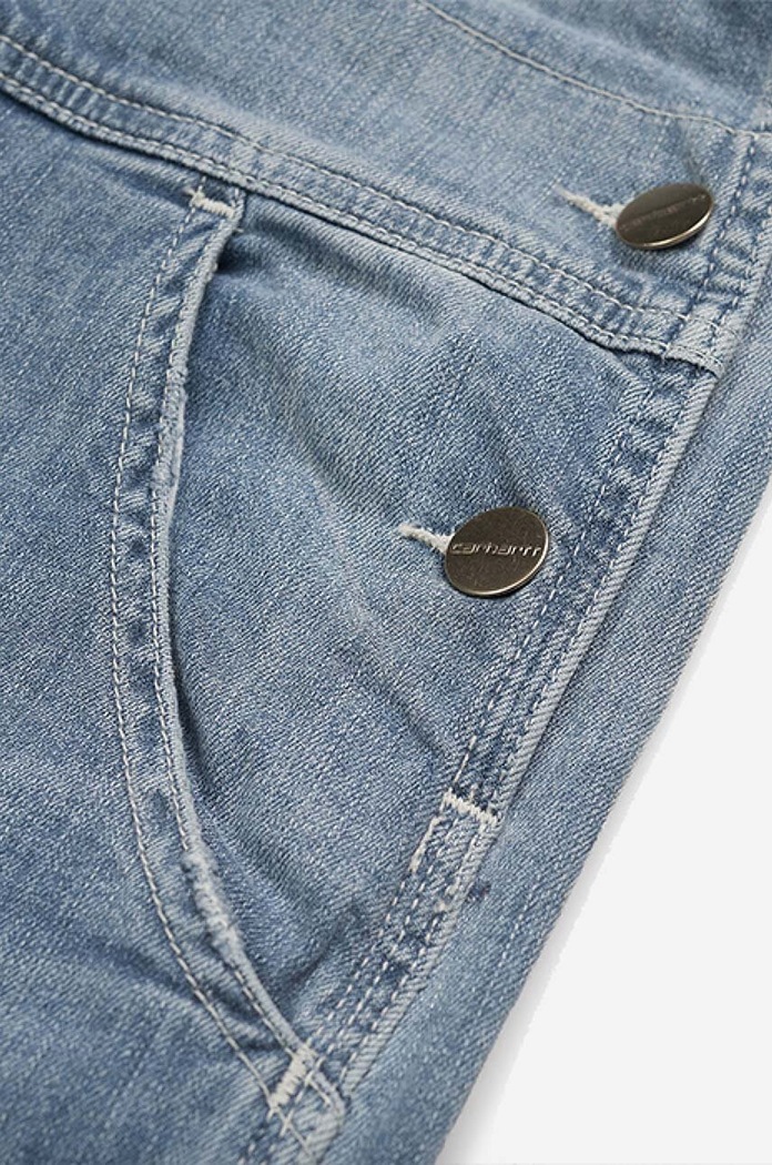 Carhartt WIP denim overalls Bib Overall I028638.BLUE.LIGHT
