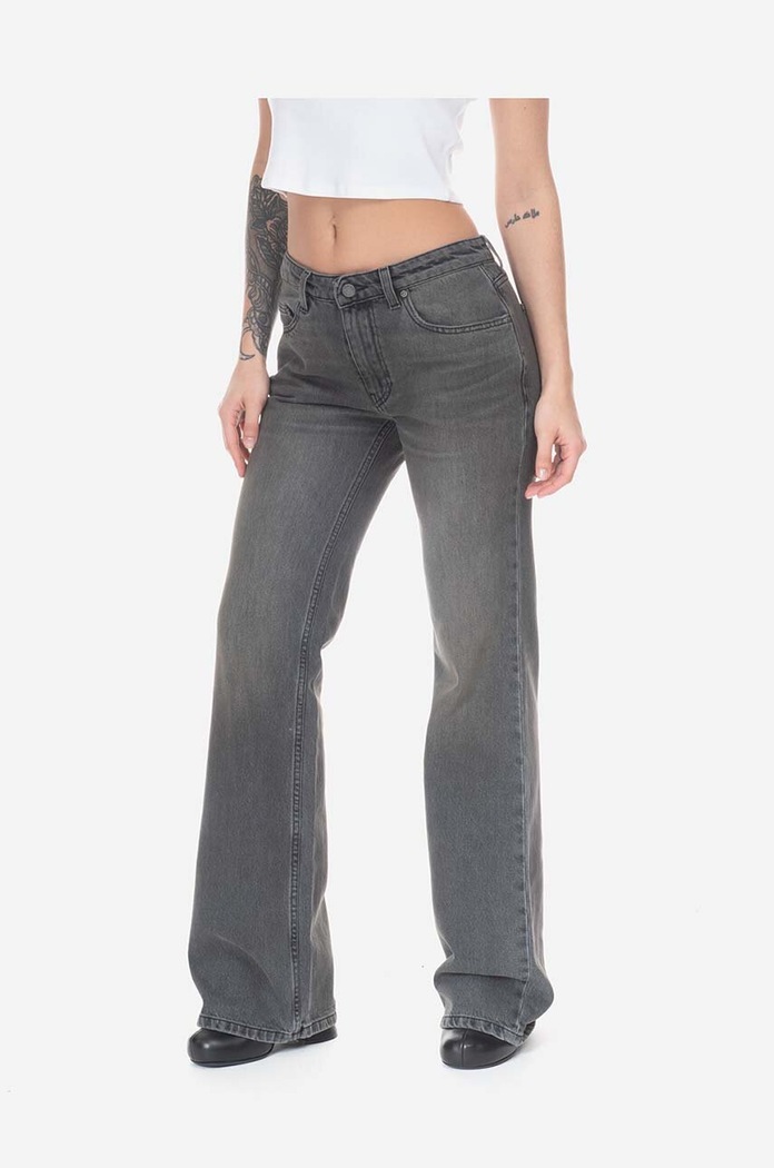 Kavbojke Guess Flare Denim Pan W3GU18D4SL0 JTMU W3GU18.D4SL0 siva