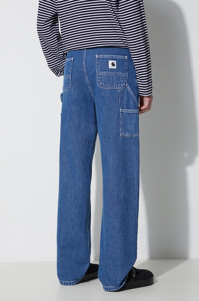 Ρούχα Τζιν παντελόνι Carhartt WIP I031251 W Pierce Pant Straight I031251 μπλε
