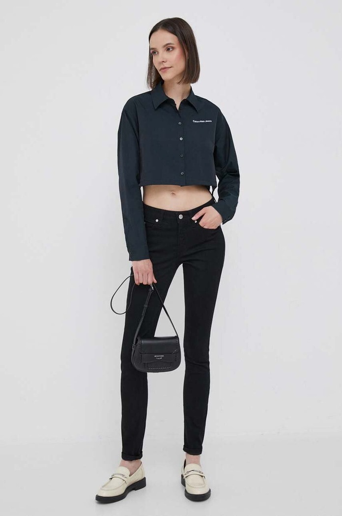 Rifle Calvin Klein Jeans J20J221582 čierna AA00