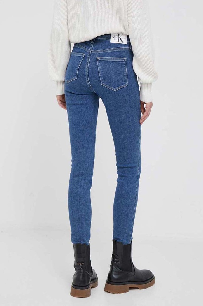 Oblečenie Rifle Calvin Klein Jeans J20J221585 modrá