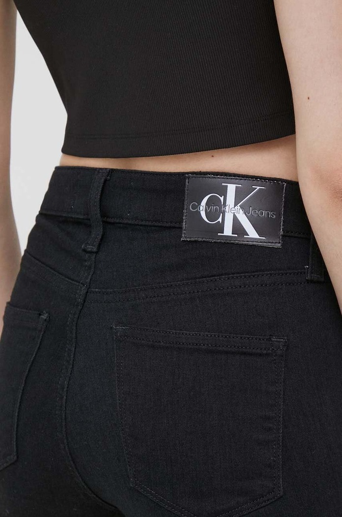 Rifle Calvin Klein Jeans čierna J20J221587