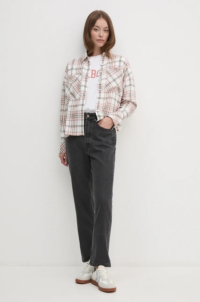 Džíny Barbour LTR0307 černá AA00