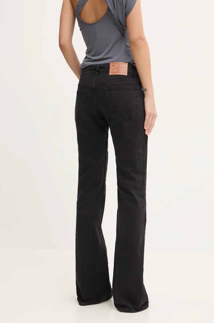 Ρούχα Τζιν παντελόνι Y/Project EVERGREEN HOOK AND EYE SLIM JEANS 107PA002 μαύρο