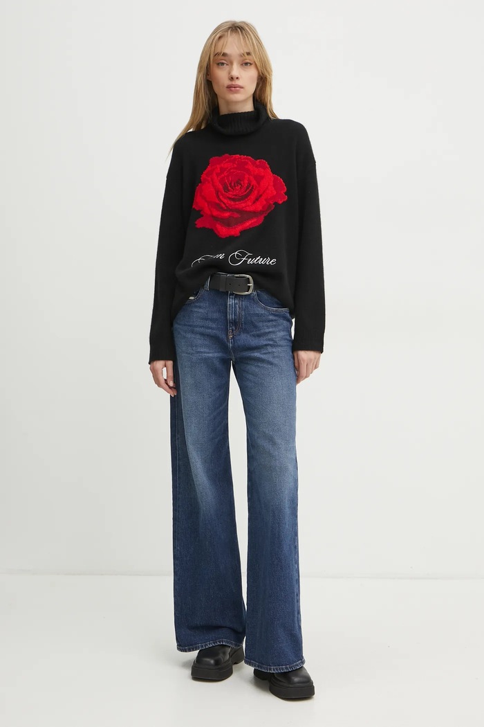 Diesel jeansy 1978 D-AKEMI L.32 TROUSERS A03624.09L21 granatowy AA00
