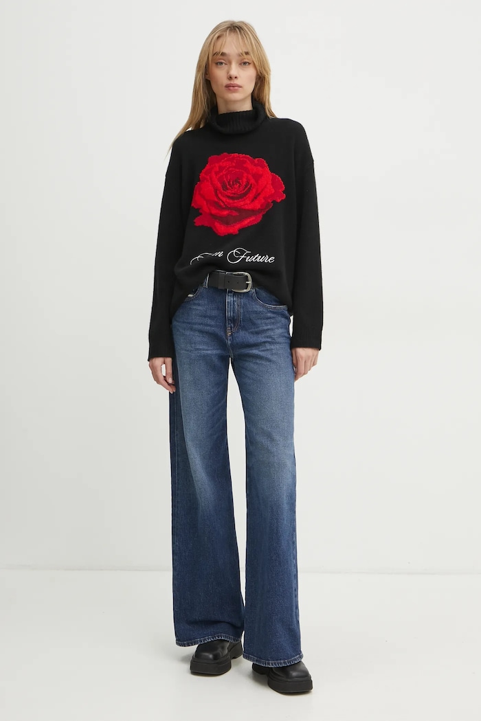 Diesel jeansy 1978 D-AKEMI L.32 TROUSERS A03624.09L21 granatowy AA00