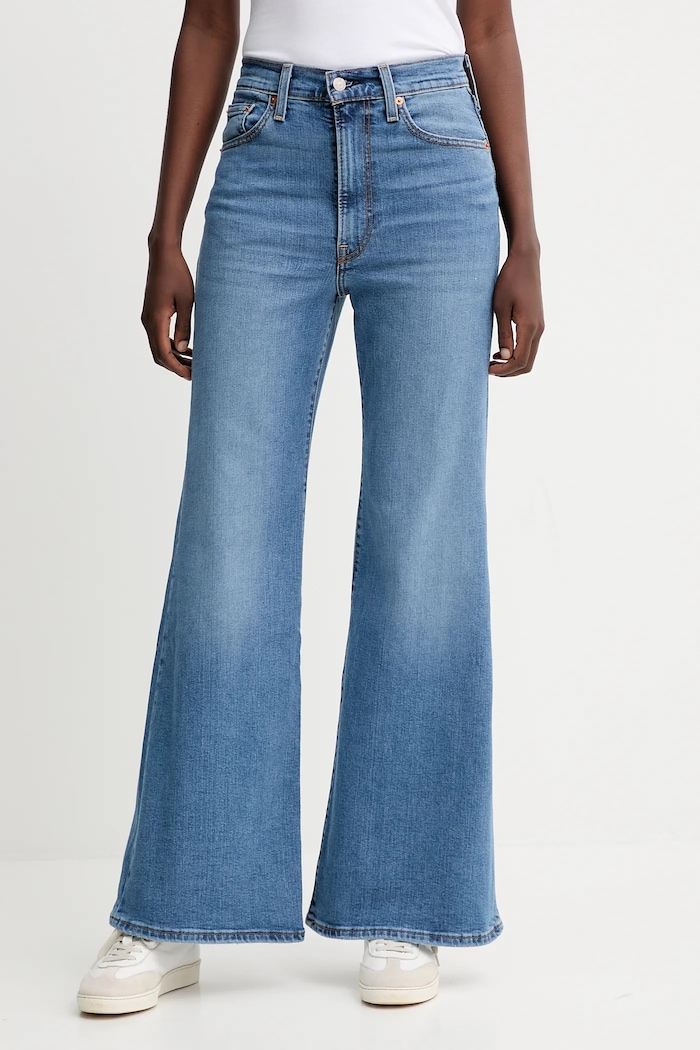Levi's jeans RIBCAGE BELLS albastru A7503.0014