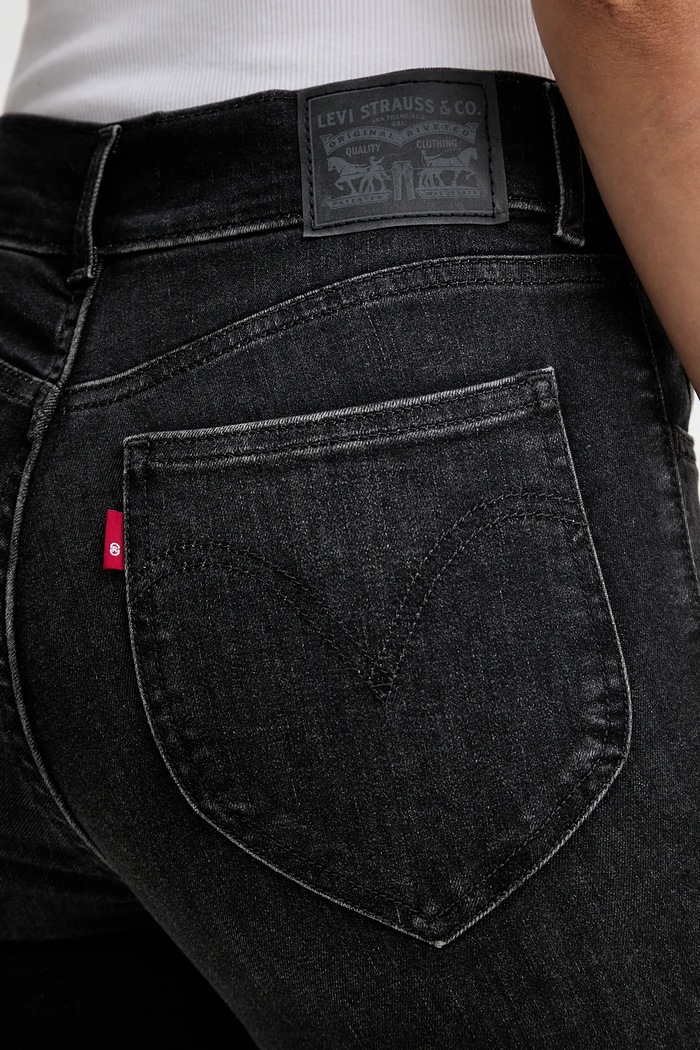 Levi's jeans RETRO HIGH SKINNY DB gri A6593