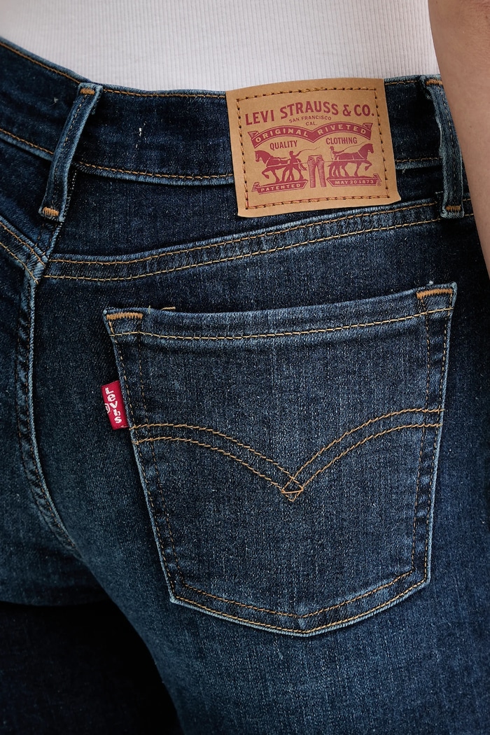 Τζιν παντελόνι Levi's 710 SUPER SKINNY σκούρο μπλε 17778