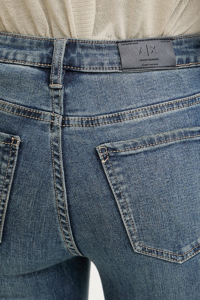 Armani Exchange rifle flare dámske modrá XW000132.AF10863.NOS