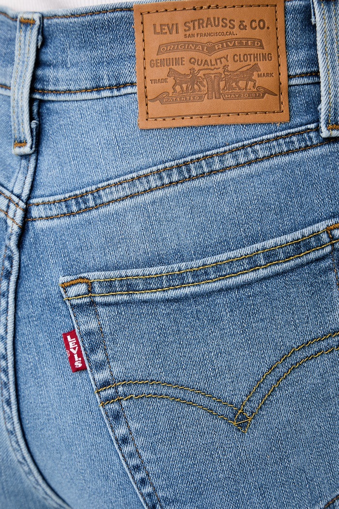 Levi's slim fit traperice za žene 722 HIGH RISE SLIM plava 008MC