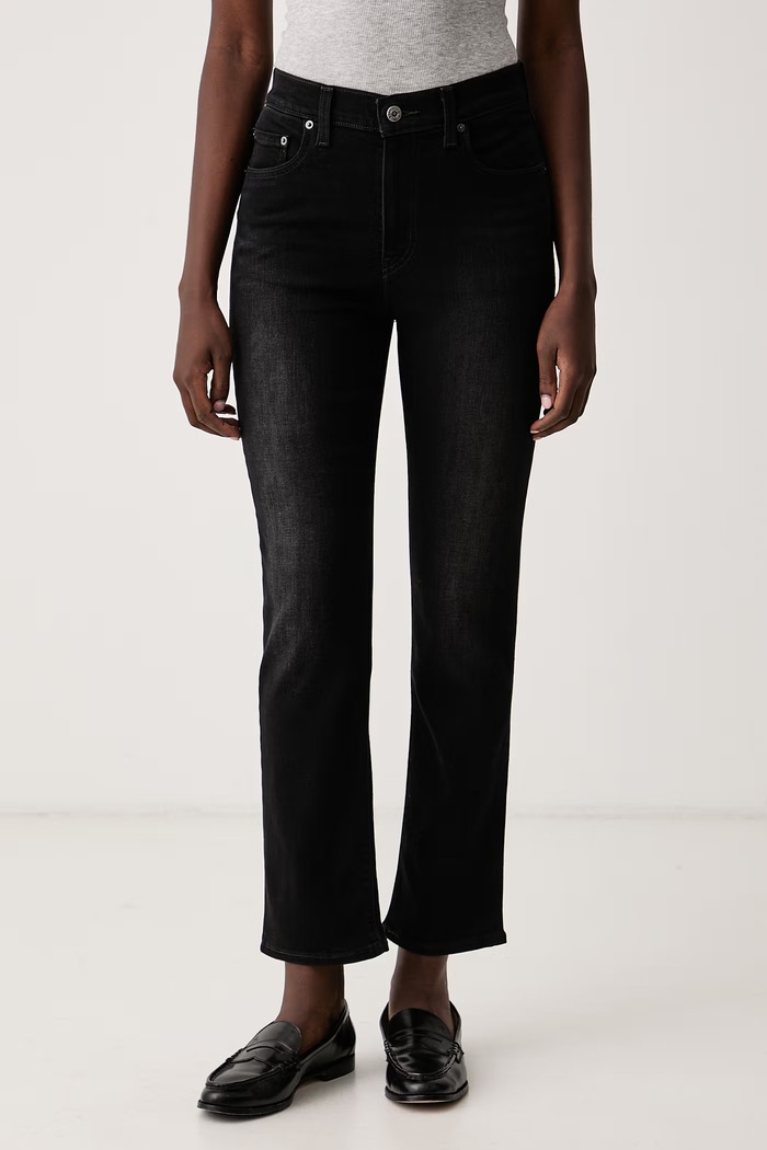 Levi's Jeansy slim fit damskie 722 HIGH RISE SLIM czarny 008MC