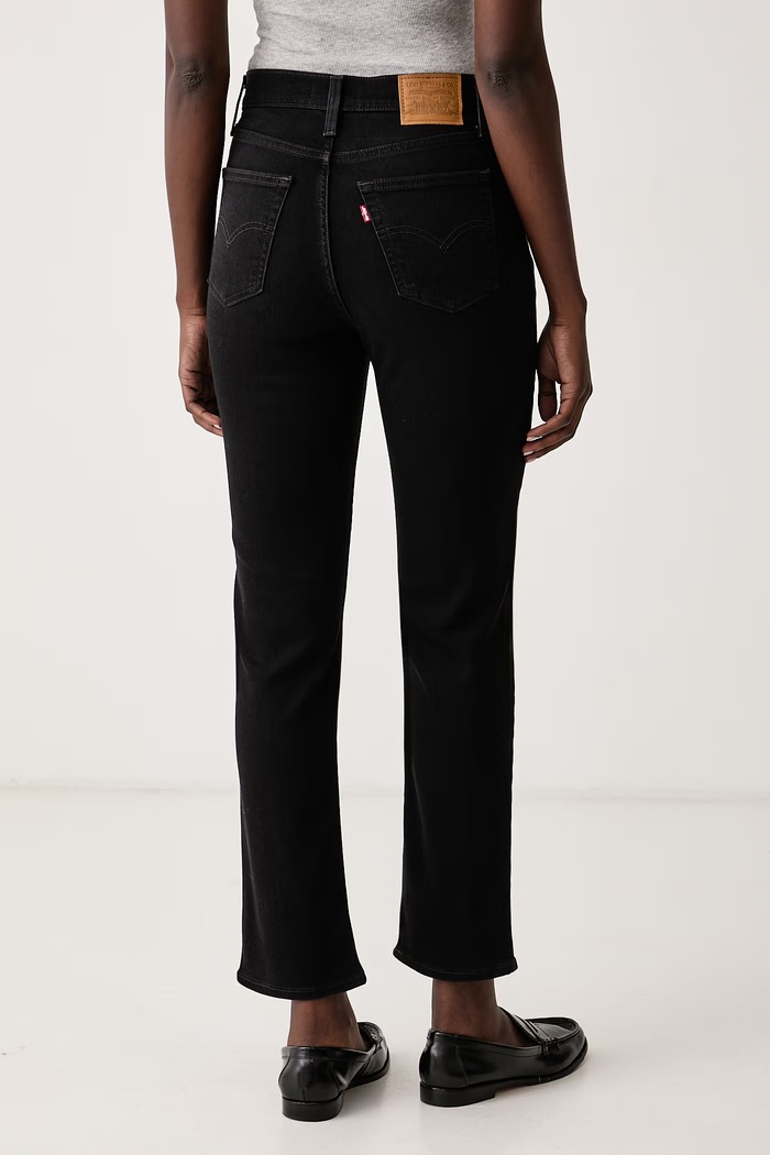 Odzież Levi's Jeansy slim fit damskie 722 HIGH RISE SLIM 008MC czarny