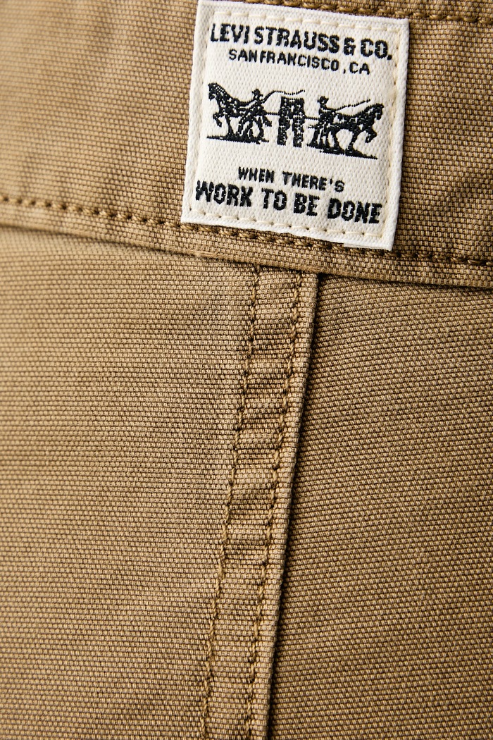 Jeansy loose damskie WORKWEAR LOOSE STRAIGHT Levi's 008B8 beżowy
