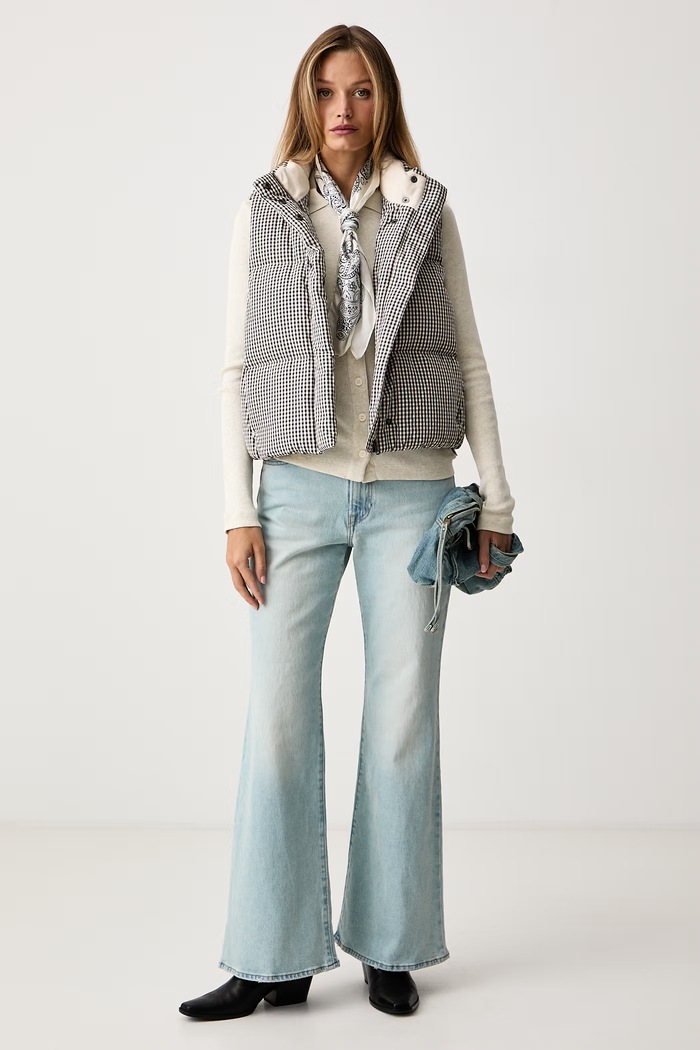 Levi's Jeansy flare damskie RIBCAGE FLARE H226 0083R niebieski AA00