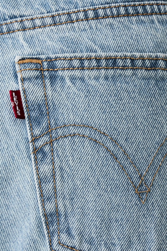 Blugi straight pentru femei LOW STRAIGHT Levi's 0083P albastru