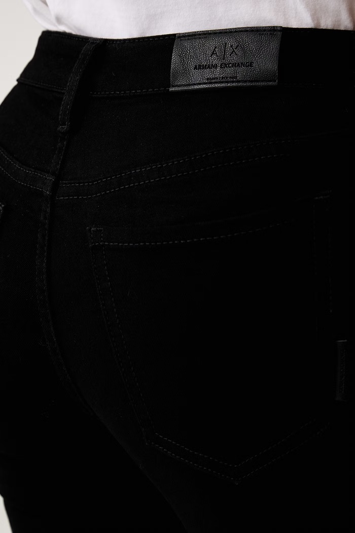 Armani Exchange джинси skinny жіночі чорний XW000123.AF10866.NOS