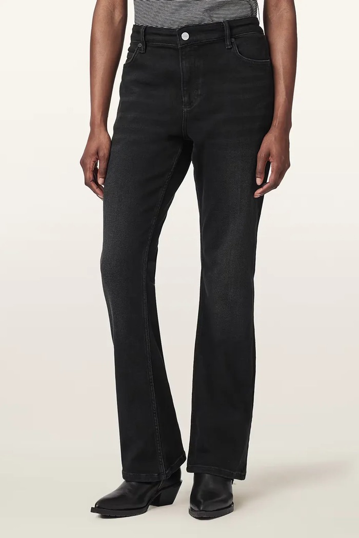 AllSaints джинси bootcut жіночі чорний W091EE