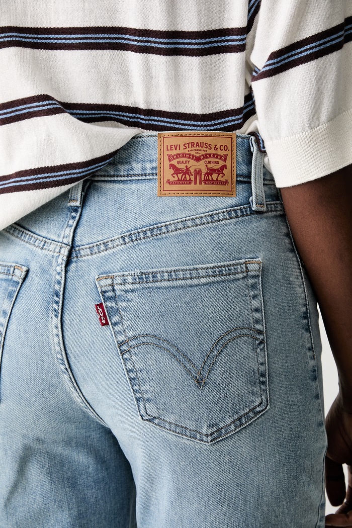 Levi's mom fit γυναικεία HIGH WAISTED MOM JEAN μπλε 26986