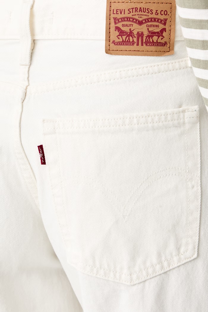 Levi's blugi wide leg pentru femei MIDDY WIDE LEG bej 0081Z