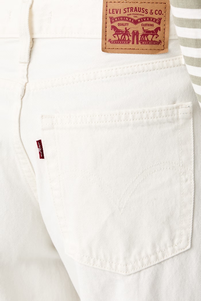 Levi's wide leg džíny dámské MIDDY WIDE LEG béžová 0081Z