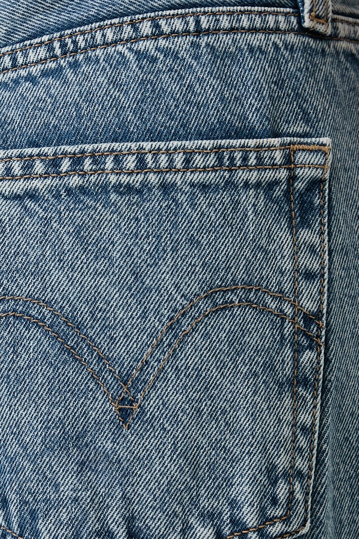Blugi wide leg pentru femei MIDDY WIDE LEG Levi's 0081Z albastru