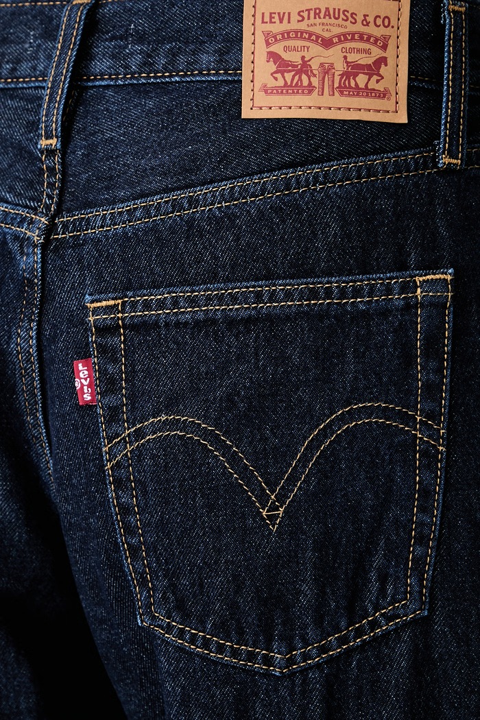 Levi's blugi wide leg pentru femei MIDDY WIDE LEG bleumarin 0081Z