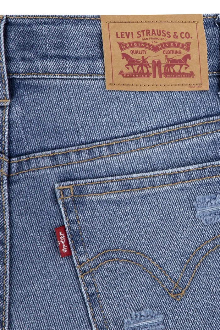 Levi's jeans copii WIDE LEG JEANS albastru 3EG381.NOS