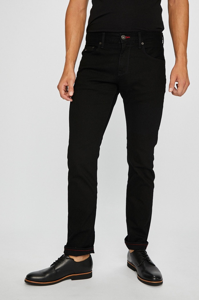 Tommy Hilfiger Jeansi Core Denton negru MW0MW01760
