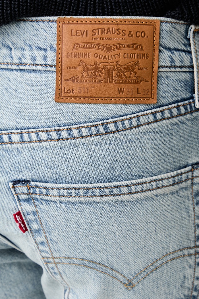 Levi's jeansy slim fit męskie 511™ SLIM niebieski 04511