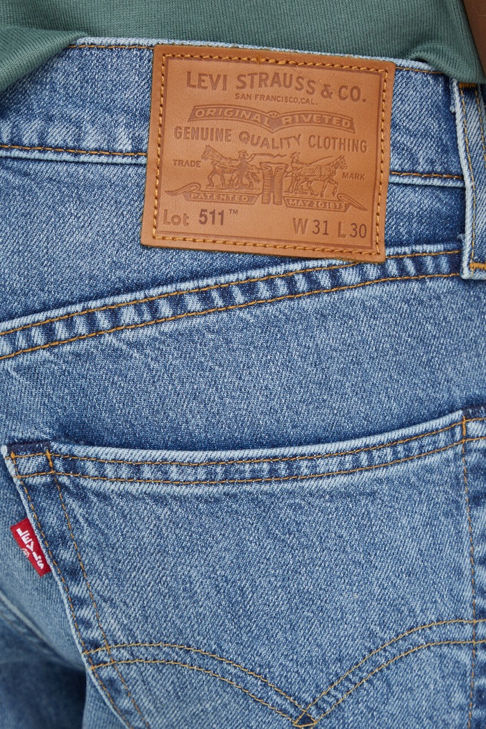 Levi's slim fit Ανδρικά 511™ SLIM μπλε 04511